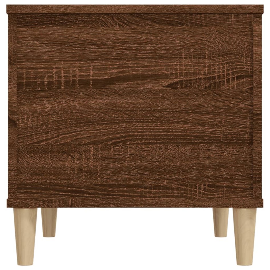 Mesa de centro madera contrachapada roble marrón 60x44,5x45