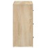 Aparador madera contrachapada color roble Sonoma 80x33x70