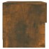 Mesitas de noche 2 uds madera contrachapada color roble