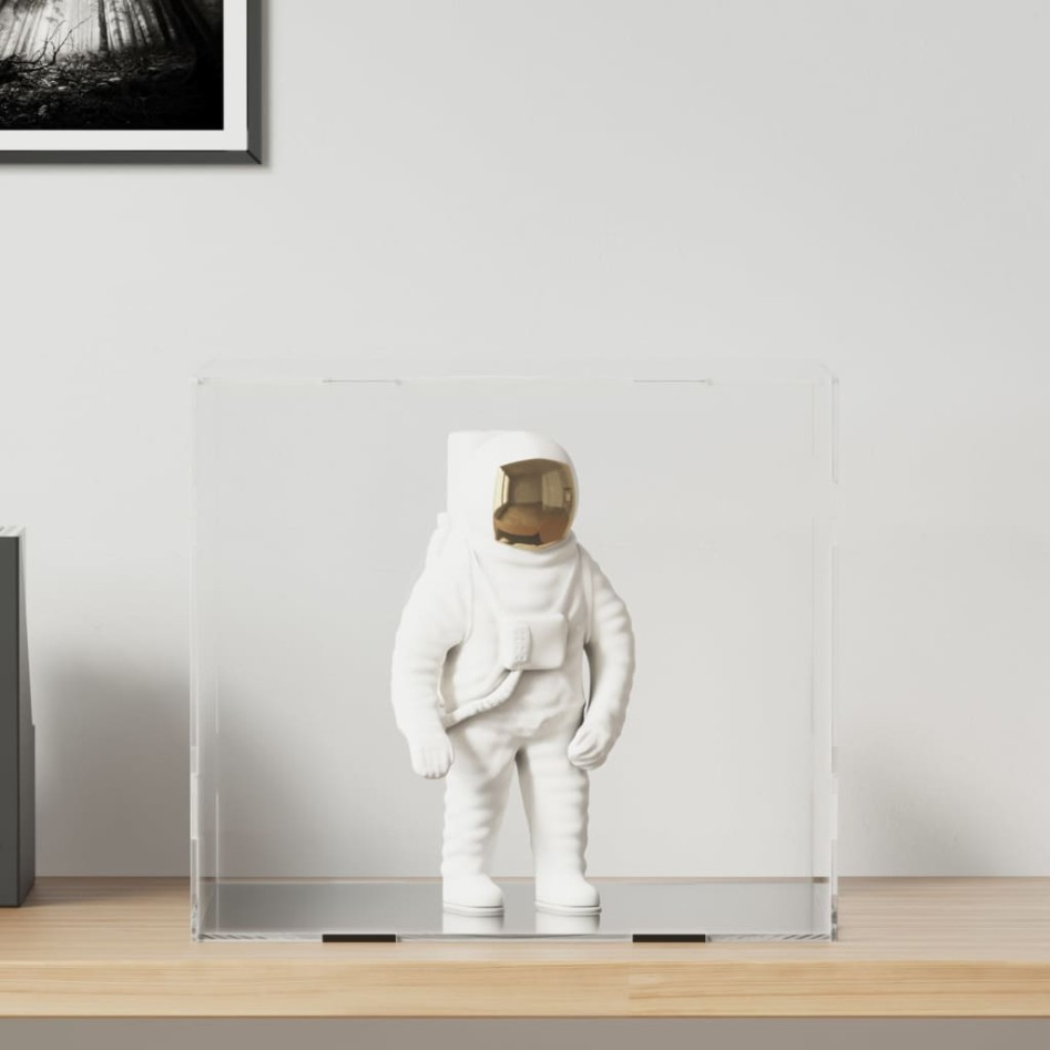 Caja de exposición acrílico transparente 40x36x35