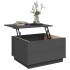 Mesa de centro madera maciza de pino gris 60x50x35
