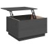 Mesa de centro madera maciza de pino gris 60x50x35