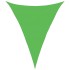 Toldo de vela HDPE verde claro 160 g/m² 5x6x6