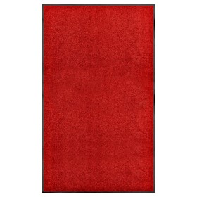 Felpudo lavable rojo 90x150