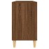 Armario de lavabo madera contrachapada roble marrón 80x33x60
