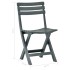 Silla de jardín plegable 2 unidades plástico