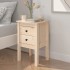 Mesita de noche madera maciza de pino 40x35x61,5