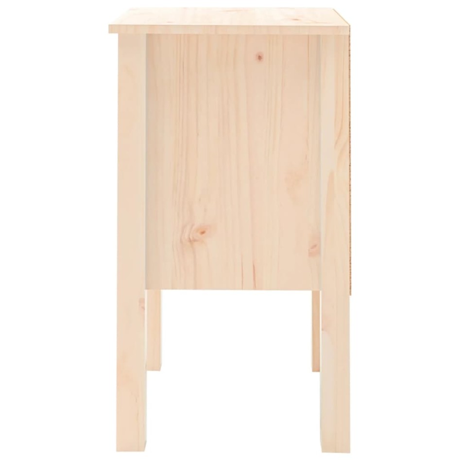 Mesita de noche madera maciza de pino 40x35x61,5