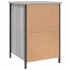 Mesitas de noche 2 uds madera contrachapada gris 40x42x60