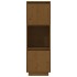 Aparador alto de madera maciza de pino marrón miel 38x35x117