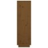 Aparador alto de madera maciza de pino marrón miel 38x35x117
