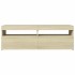 Mueble de TV con luces LED roble Sonoma 120x35x40