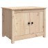Mesa de centro de madera maciza de pino 71x49x55