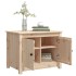 Mesa de centro de madera maciza de pino 71x49x55