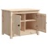 Mesa de centro de madera maciza de pino 71x49x55