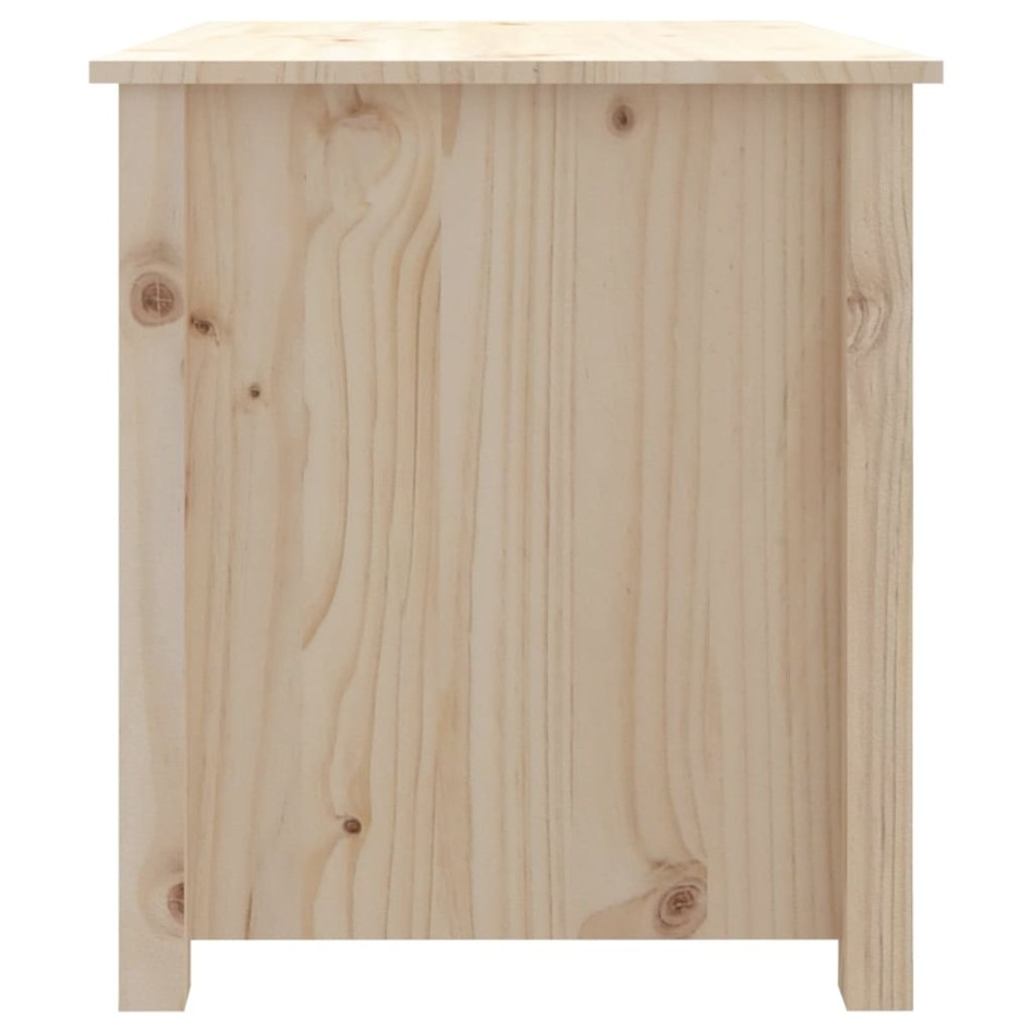 Mesa de centro de madera maciza de pino 71x49x55