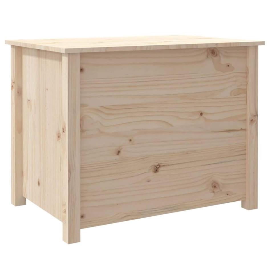 Mesa de centro de madera maciza de pino 71x49x55