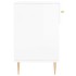 Banco zapatero madera de ingeniería blanco brillo 102x35x55