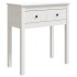 Mesa consola de madera maciza de pino blanco 70x35x75