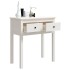 Mesa consola de madera maciza de pino blanco 70x35x75
