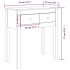 Mesa consola de madera maciza de pino blanco 70x35x75