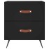 Mesitas de noche 2 uds madera ingeniería negro 40x35x47,5