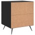 Mesitas de noche 2 uds madera ingeniería negro 40x35x47,5