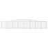 Cesta de gaviones forma arco hierro galvanizado 400x30x60/80