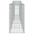 Cesta de gaviones forma arco hierro galvanizado 400x30x60/80