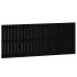 Cabecero de cama de pared madera maciza pino negro 147x3x60