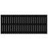 Cabecero de cama de pared madera maciza pino negro 147x3x60