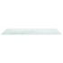 Tablero mesa diseño mármol vidrio templado blanco 120x65 cm