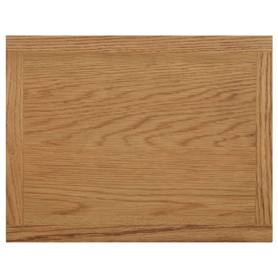 Mesa revistero madera maciza de roble 45x35x55