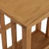 Mesa revistero madera maciza de roble 45x35x55