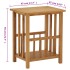 Mesa revistero madera maciza de roble 45x35x55