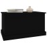 Baúl de almacenaje madera contrachapada negro 70x40x38