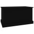Baúl de almacenaje madera contrachapada negro 70x40x38
