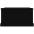 Baúl de almacenaje madera contrachapada negro 70x40x38