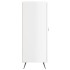 Aparador de madera contrachapada blanco brillante 69,5x34x90