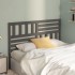 Cabecero de cama madera maciza de pino gris 166x4x100