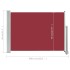 Toldo lateral retráctil de jardín rojo 80x300