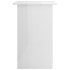 Escritorio de madera contrachapada blanco brillo 90x50x74
