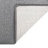 Alfombra de pasillo gris oscuro 80x400