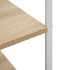 Armario microondas madera ingeniería blanco roble