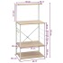 Armario microondas madera ingeniería blanco roble