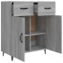 Aparador de madera de ingeniería gris Sonoma 69,5x34x90