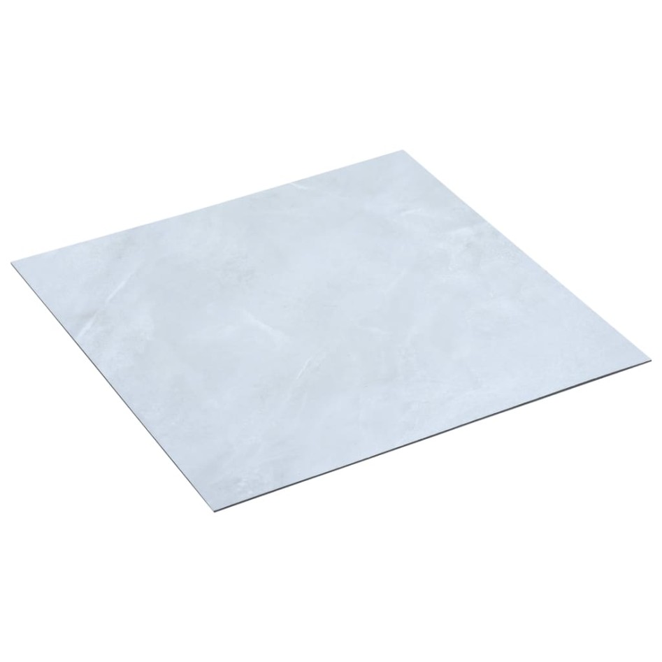 Lamas para suelo autoadhesivas PVC mármol blanco 5,11