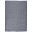 Alfombra de exterior de tejido plano azul 160x230 cm