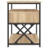 Mesita de noche madera de ingeniería roble Sonoma 40x42x55