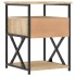 Mesita de noche madera de ingeniería roble Sonoma 40x42x55